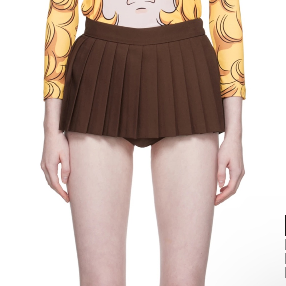 PUSHBUTTON SSENSE EXCLUSIVE BROWN SKORT